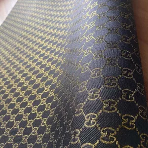 GJ12 Gold Jacquard Fabric For Car Interior and Upholstery