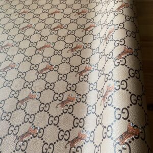 GL05 Brown Fabric with Tiger Pattern by the yard
