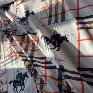 B01 Fabric with cavalier pattern | Thin Cotton Fabric