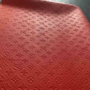 LL20 Embossed Red Fabric