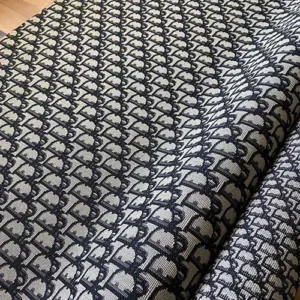 DJ19 Black Fabric for Shoes, Sewing