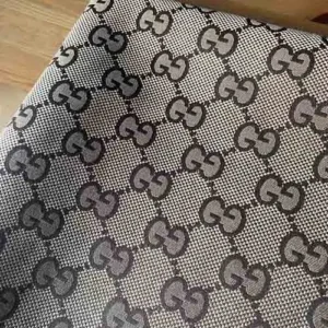 GJ07 BrownJacquard Fabric with big patterns