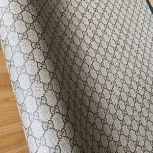GL06 Brown Leather Fabric By The Yard