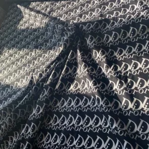 DC01 Black Cotton Fabric