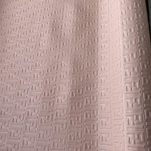 FL05 Pink Embossed Leather Fabric for bags, shoes or sneakers