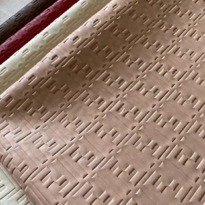 FL03 Embossed Pink Material by the yard for upholstery, bags, shoes or crafting