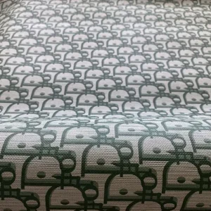 DL03 Green Leather Fabric By The Yard