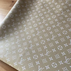 LL04 Ivory Leather Fabric