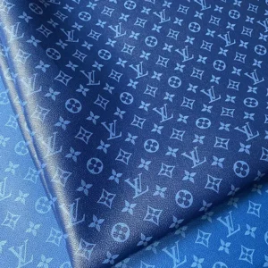 LL54 Artificial Leather Fabric By The Yard NAVY