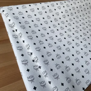 ML05 White Leather fabric